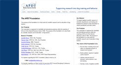 Desktop Screenshot of apdtfoundation.org